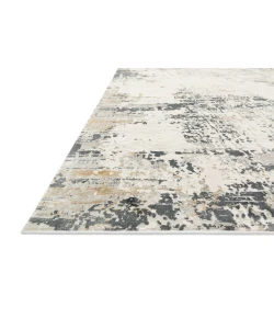 Loloi Sienne SIE-07 IVORY / GRANITE Area Rug 2 ft. 7 in. X 10 ft. 0 in. Rectangle