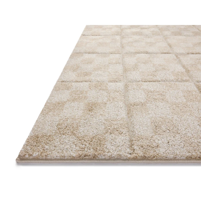 Loloi Silas Oatmeal / Sand SLA-01 18 in. X 18 in. Sample Rug