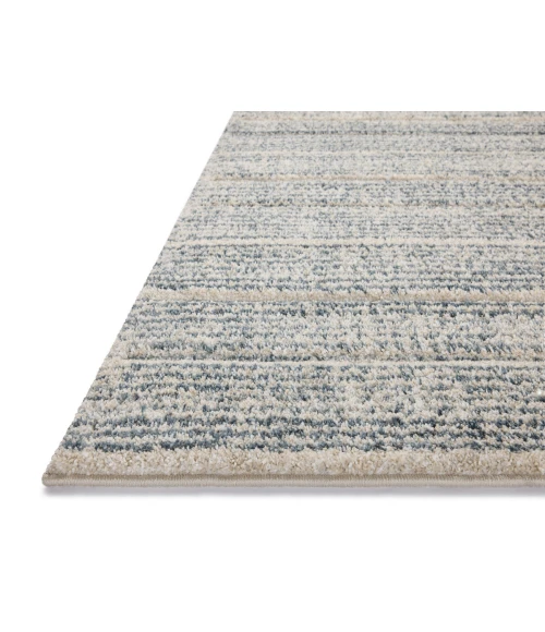 Loloi Silas Oatmeal / Blue SLA-03 2 ft. 7 in. X 4 ft. Rectangle Rug