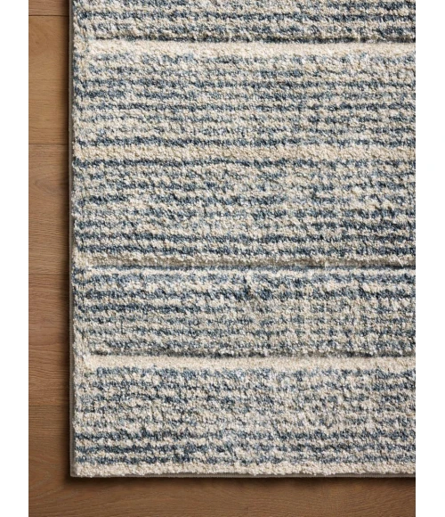 Loloi Silas Oatmeal / Blue SLA-03 2 ft. 7 in. X 4 ft. Rectangle Rug