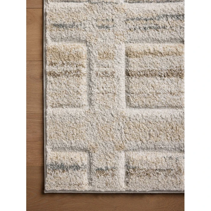 Loloi Silas Bone / Multi SLA-04 18 in. X 18 in. Sample Rug