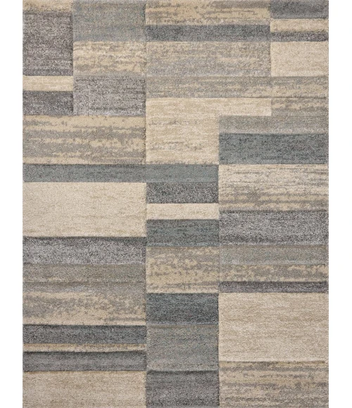 Loloi Silas Slate / Sand SLA-07 7 ft. 10 in. X 10 ft. Rectangle Rug