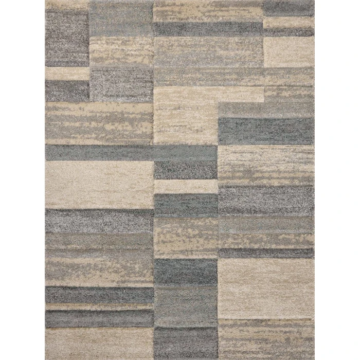 Loloi Silas Slate / Sand SLA-07 2 ft. 7 in. X 8 ft. Rectangle Rug