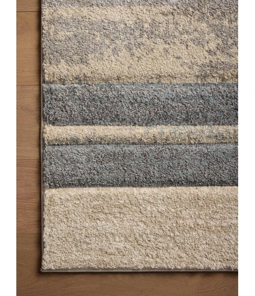 Loloi Silas Slate / Sand SLA-07 7 ft. 10 in. X 10 ft. Rectangle Rug
