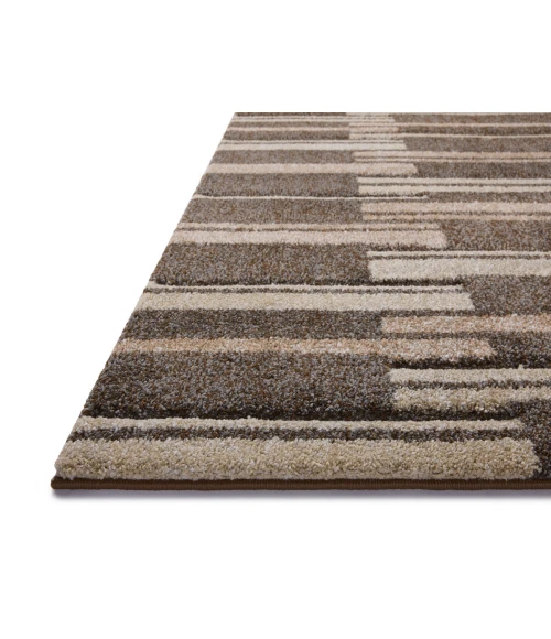 Loloi Silas Mocha / Champagne SLA-08 5 ft. 3 in. X 7 ft. 8 in. Rectangle Rug