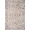 Loloi Skye SKY-01 BLUSH / GREY Area Rug 7 ft. 6 in. X 9 ft. 6 in. Rectangle