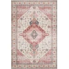 Loloi Skye SKY-02 IVORY / BERRY Area Rug 3 ft. 6 in. X 5 ft. 6 in. Rectangle