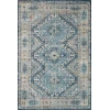 Loloi Skye SKY-03 DENIM / NATURAL Area Rug 3 ft. 6 in. X 5 ft. 6 in. Rectangle