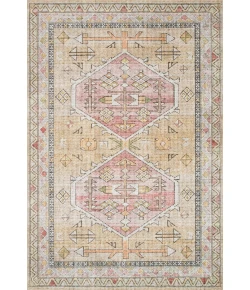Loloi Skye SKY-04 GOLD / BLUSH Area Rug 3 ft. 6 in. X 5 ft. 6 in. Rectangle