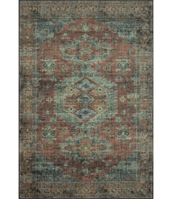Loloi Skye SKY-07 TERRACOTTA / SKY Area Rug 7 ft. 6 in. X 9 ft. 6 in. Rectangle