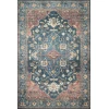Loloi Skye SKY-08 DENIM / BRICK Area Rug 3 ft. 6 in. X 5 ft. 6 in. Rectangle