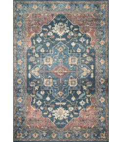 Loloi Skye SKY-08 DENIM / BRICK Area Rug 3 ft. 6 in. X 5 ft. 6 in. Rectangle