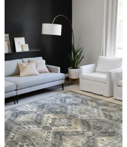 Loloi Skye SKY-09 GRAPHITE / SILVER Area Rug 7 ft. 6 in. X 9 ft. 6 in. Rectangle