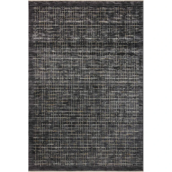 Loloi Soho Onyx / Silver 2'-7" x 14' Runner Rug