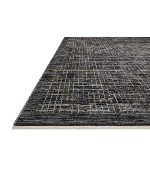 Loloi Soho Onyx / Silver 2'-7" x 12'-0" Runner Rug