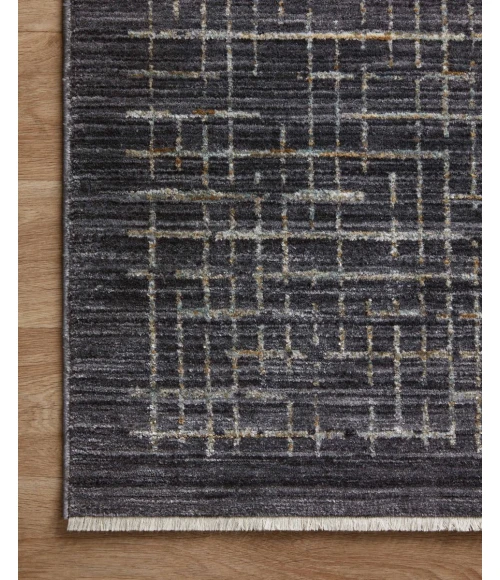 Loloi Soho Onyx / Silver 2'-7" x 12'-0" Runner Rug