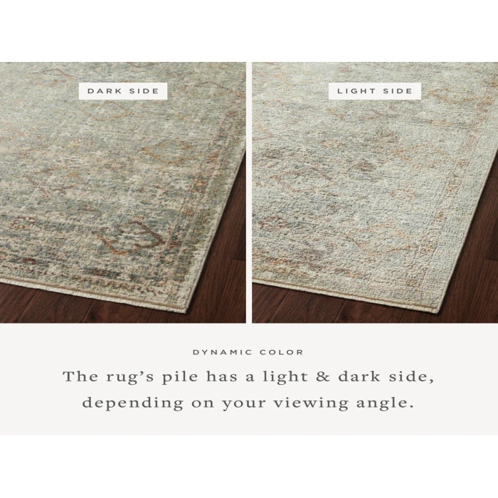 Loloi Sonnet Lagoon / Gold 5' x 7'-10" Area Rug