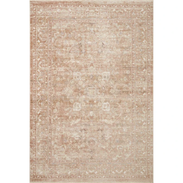 Loloi Sonnet Terracotta / Natural 3'-7" x 5'-7" Accent Rug