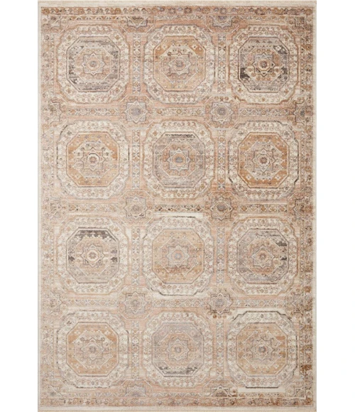 Loloi Sonnet Apricot / Multi 3'-7" x 5'-7" Accent Rug