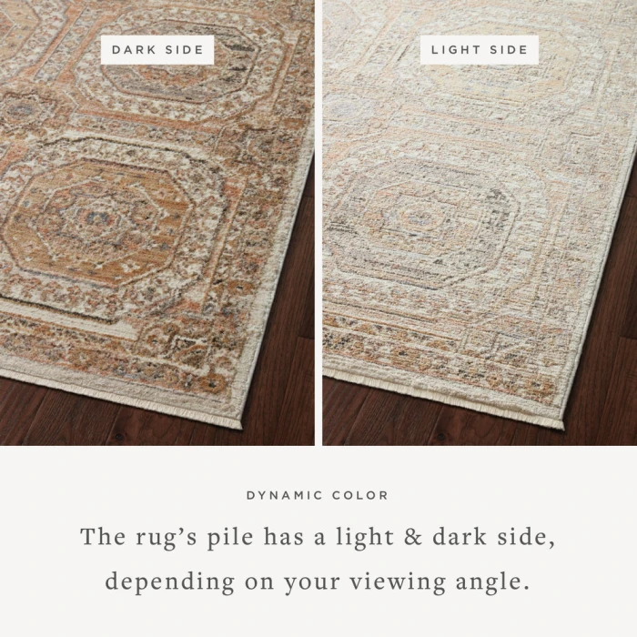 Loloi Sonnet Apricot / Multi 18" x 18"Sample Rug