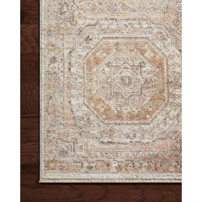 Loloi Sonnet Apricot / Multi 18" x 18"Sample Rug