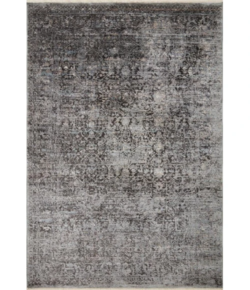 Loloi Sonnet Charcoal / Mist 3'-7" x 5'-7" Accent Rug