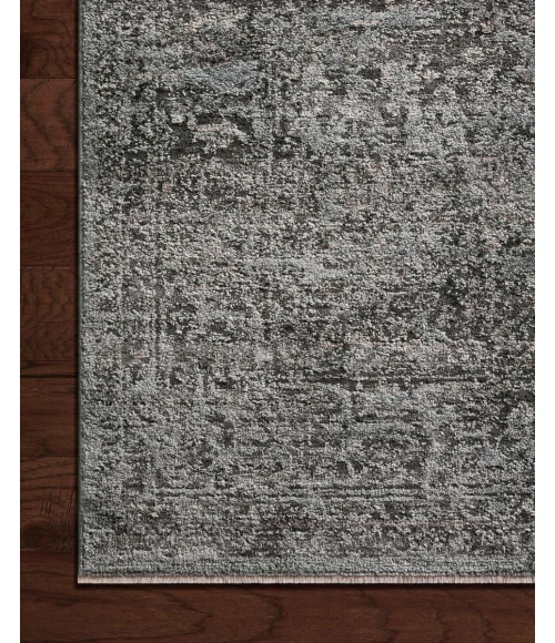 Loloi Sonnet Charcoal / Mist 3'-7" x 5'-7" Accent Rug