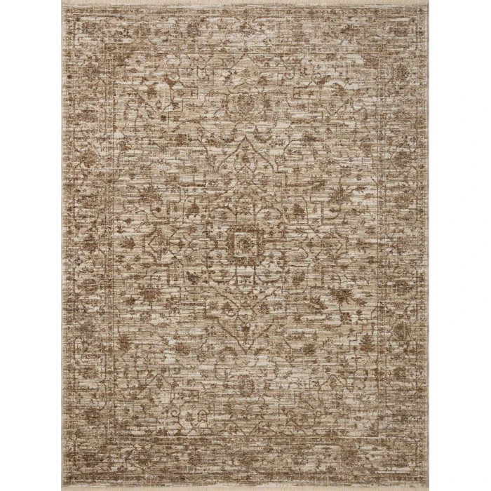 Loloi II Sorrento Bark / Natural 18" x 18" Sample Rug