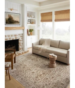 Loloi Sorrento SOR-01 Bark / Natural Area Rug 3 ft. 11 in. X 3 ft. 11 in. Round