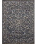 Loloi II Sorrento Midnight / Natural 5'-3" x 5'-3" Round Accent Rug