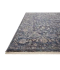 Loloi II Sorrento Midnight / Natural 5'-3" x 5'-3" Round Accent Rug