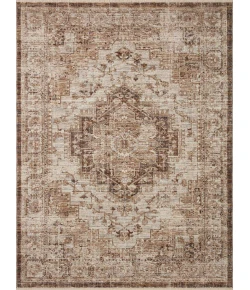 Loloi Sorrento SOR-03 Mocha / Multi Area Rug 3 ft. 11 in. X 3 ft. 11 in. Round