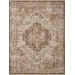 Loloi Sorrento SOR-03 Mocha / Multi Area Rug 18 in. X 18 in. Sample