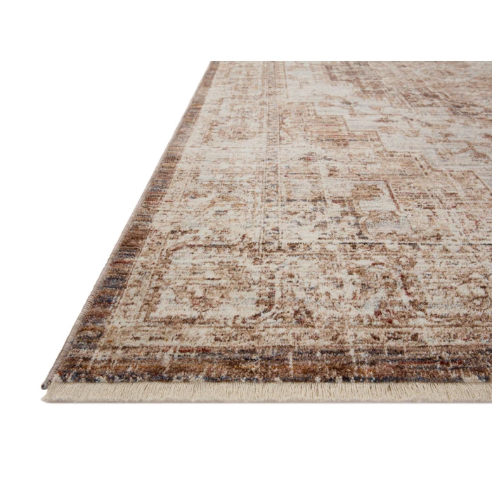 Loloi II Sorrento Mocha / Multi 18" x 18" Sample Rug