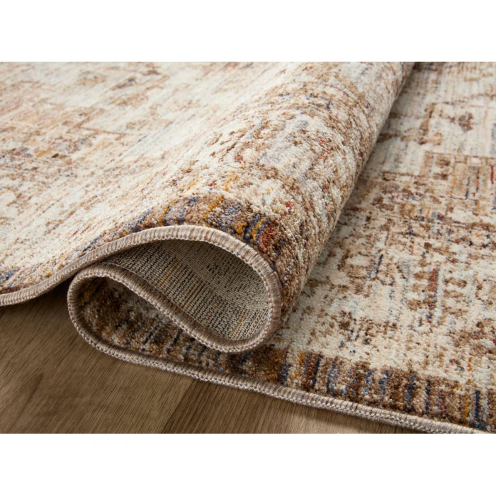 Loloi II Sorrento Mocha / Multi 18" x 18" Sample Rug