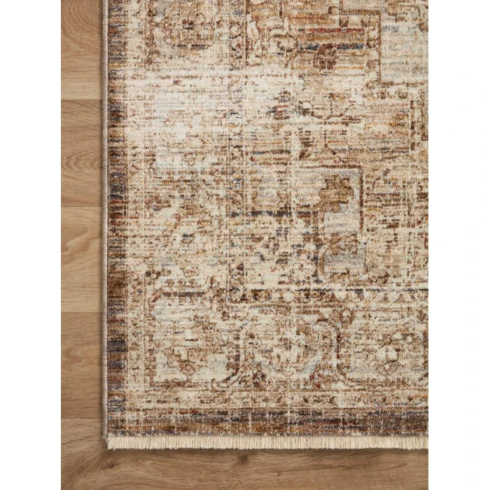 Loloi II Sorrento Mocha / Multi 18" x 18" Sample Rug