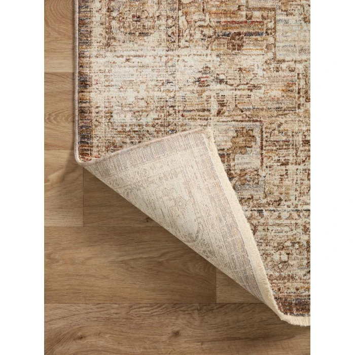 Loloi II Sorrento Mocha / Multi 18" x 18" Sample Rug