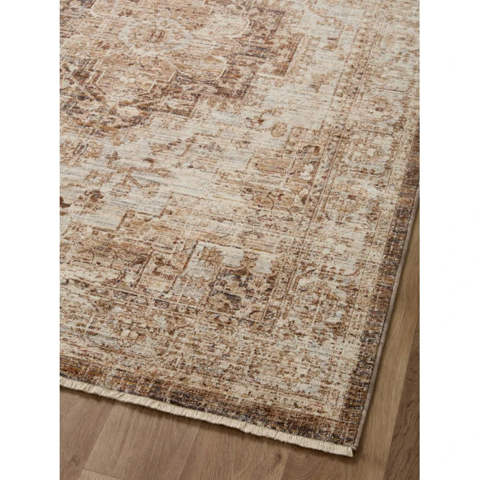Loloi II Sorrento Mocha / Multi 18" x 18" Sample Rug