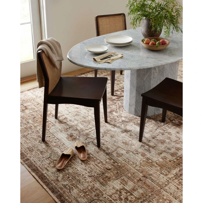 Loloi II Sorrento Mocha / Multi 18" x 18" Sample Rug