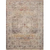 Loloi Sorrento Natural / Multi SOR-04 5 ft. 3 in. X 5 ft. 3 in. Round Rug