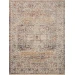 Loloi Sorrento SOR-04 Natural / Multi Area Rug 18 in. X 18 in. Sample