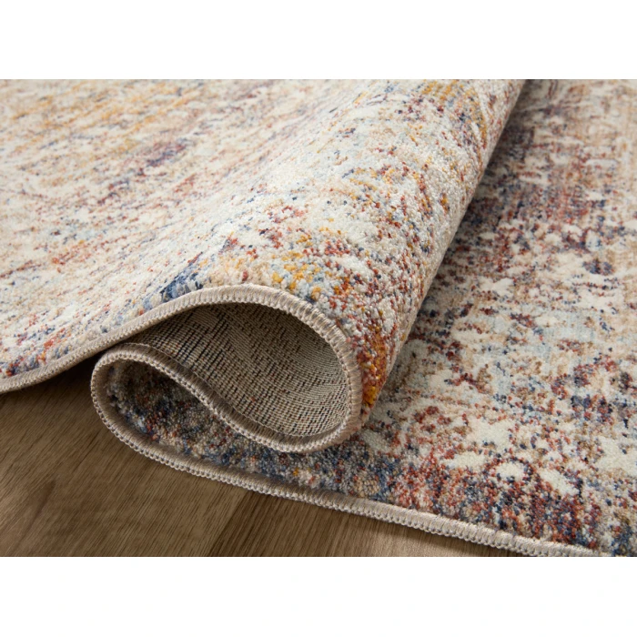 Loloi Sorrento Natural / Multi SOR-04 5 ft. 3 in. X 5 ft. 3 in. Round Rug