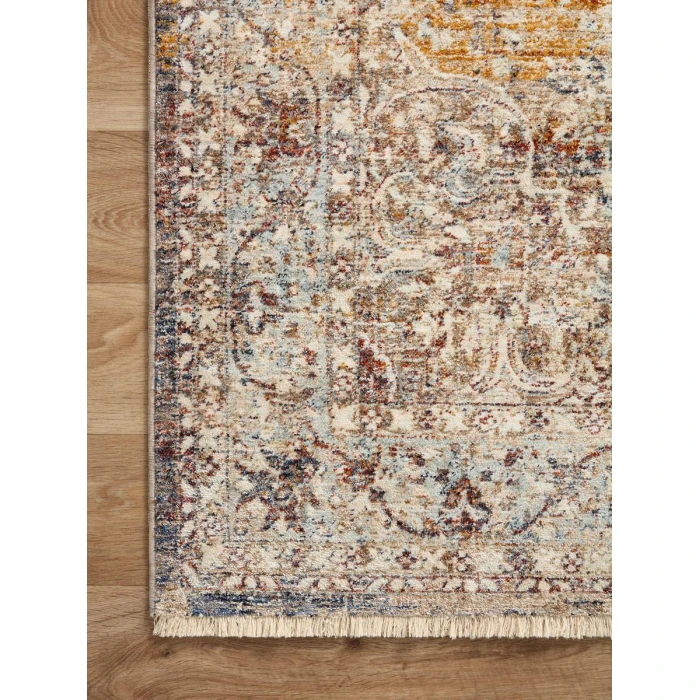Loloi Sorrento Natural / Multi SOR-04 5 ft. 3 in. X 5 ft. 3 in. Round Rug