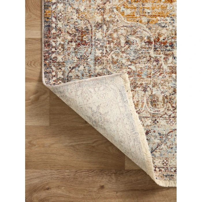 Loloi Sorrento Natural / Multi SOR-04 5 ft. 3 in. X 5 ft. 3 in. Round Rug