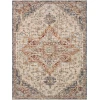Loloi Sorrento Ivory / Fiesta SOR-05 5 ft. 3 in. X 5 ft. 3 in. Round Rug
