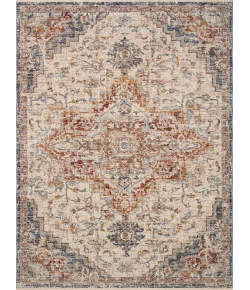 Loloi Sorrento SOR-05 Ivory / Fiesta Area Rug 3 ft. 11 in. X 3 ft. 11 in. Round