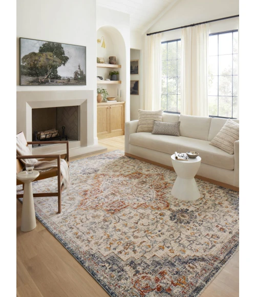 Loloi II Sorrento Ivory / Fiesta 7'-10" x 10'-2" Area Rug
