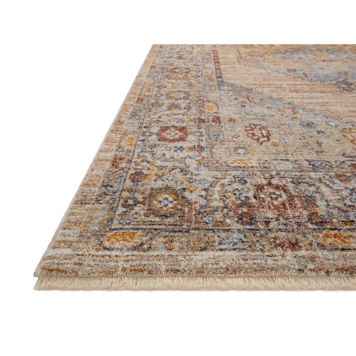 Loloi II Sorrento Multi / Sunset 5'-3" x 5'-3" Round Accent Rug