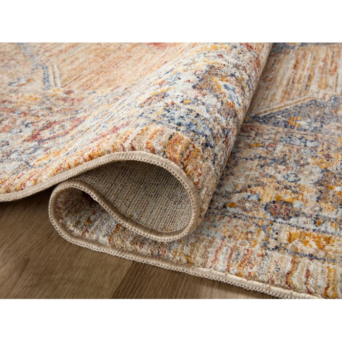 Loloi II Sorrento Multi / Sunset 5'-3" x 5'-3" Round Accent Rug