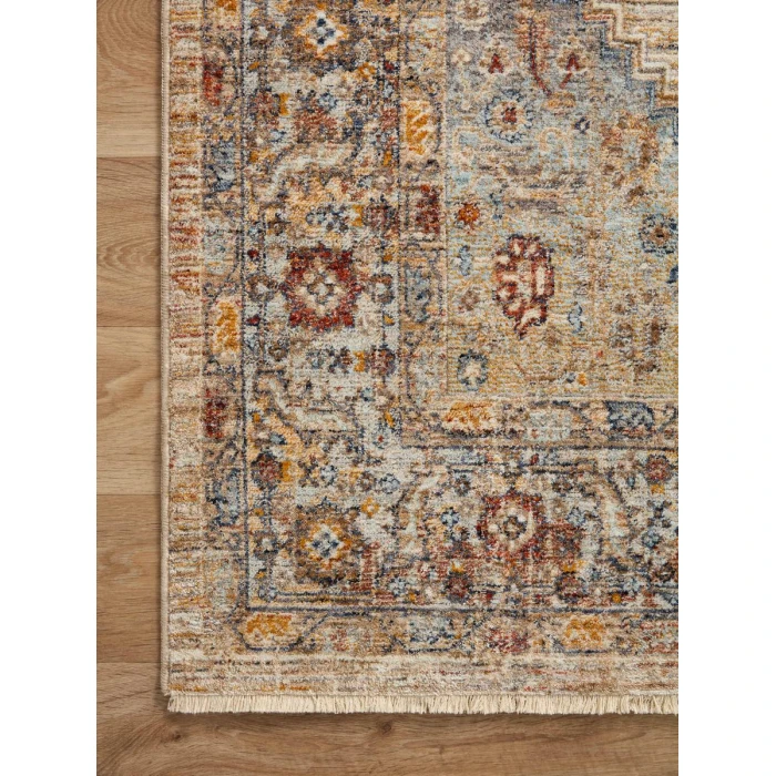 Loloi II Sorrento Multi / Sunset 5'-3" x 5'-3" Round Accent Rug